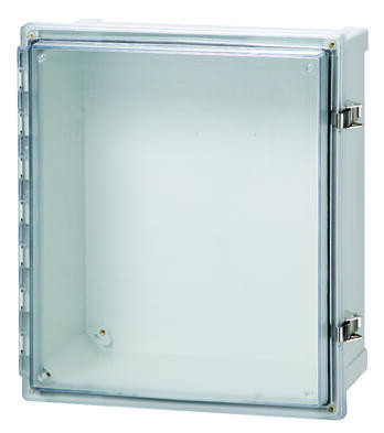 Fibox Enclosure ARCA JIC Series Size 12x10x6  Lockable Latch Hinged Cover, p/n# AR12106CHSSLT