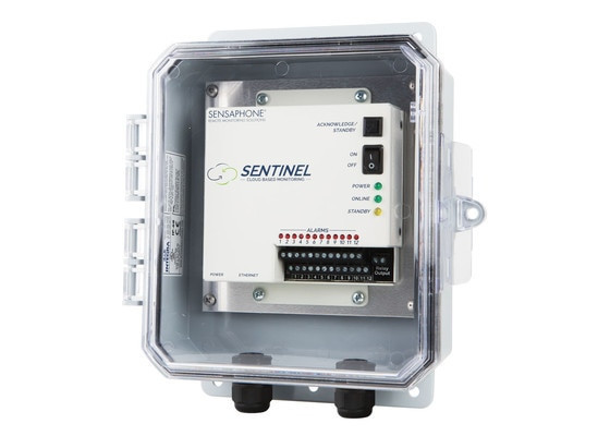 Sensaphone® Sentinel Cloud-Based Monitoring System w/ Verizon 4G Cellular Modem, Clear Door, p/n# SCD-1200-4GVZCD